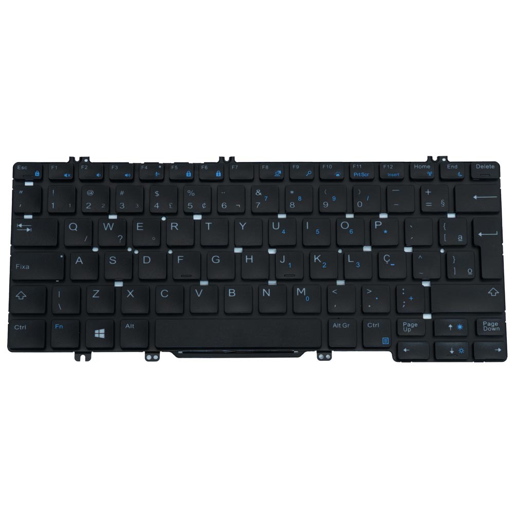Teclado para Notebook Dell Latitude 7280 | Preto ABNT2 - Computers & Accessories