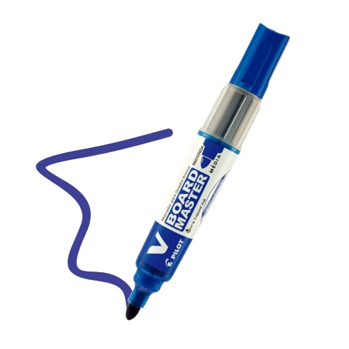 Pincel Marcador Para Quadro Branco Pilot Board Master- AZUL em Oferta na Shopee