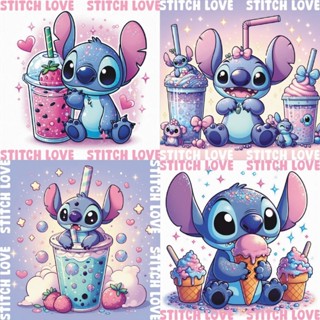 Tecido TRICOLINE MISTA Estampa Digital - Stitch 9 em Oferta na Shopee