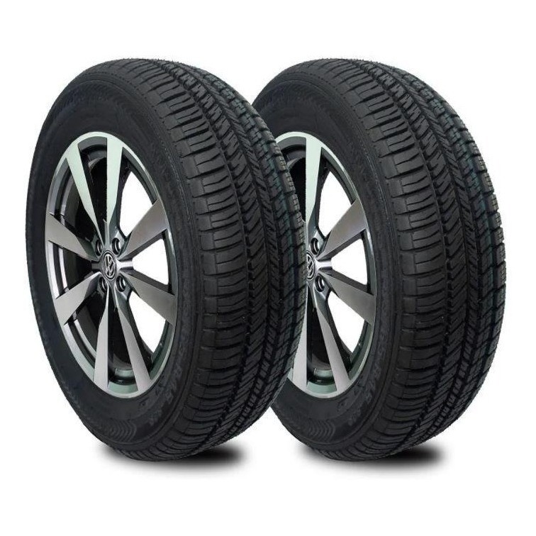 Kit 2 Pneus 185/65 R15 Am Plus Elegance Remold Premium Aro 15 em Oferta na Shopee