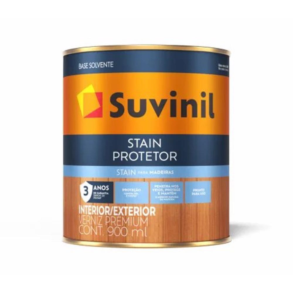 Verniz Stain Protetor Cores Acetinado 0,9L Suvinil