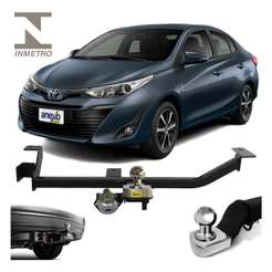 Rabicho Toyota Yaris Sedan 2017 A 2023 700kg Engate Kit pleto tOP