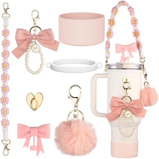 Conjunto de Acessórios , Incluindo Tampa de Silicone com Canudo, Manga de Silicone e Alça de Garrafa em Oferta na Shopee