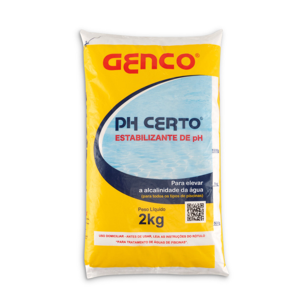 Genco Ph Certo 2kg Estabilizador Alcalinizante Granulado Para Piscinas