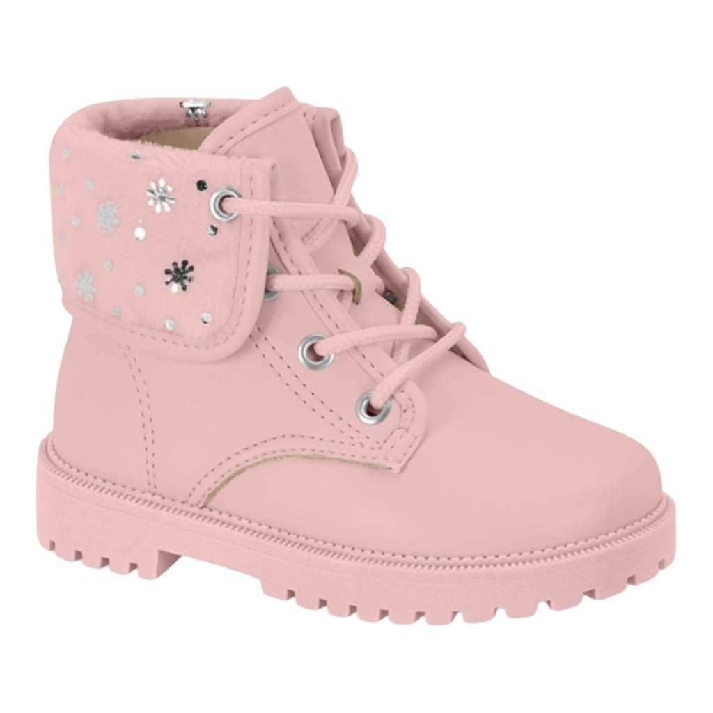 Bota Infantil Menina Coturno Cadarço Molekinha 2126524
