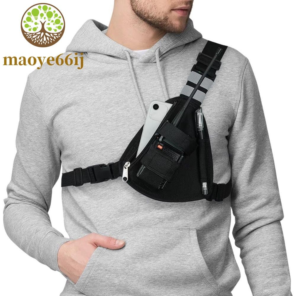 Pacote De Arnês Para Rádio MAOYE66 , Bolsa Multifuncional Walkie Talkie De Tecido Oxford , Equipamento De Colete