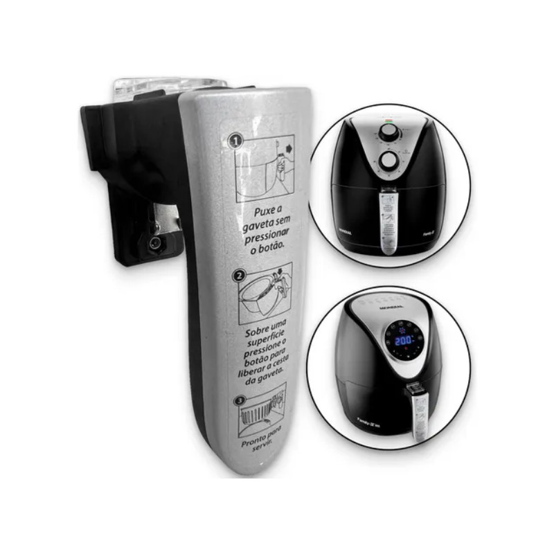 Puxador Alça Cesto Original Fritadeira Air Fryer Mondial AF-29 AF-30 AF-31 AF-35 AF-36