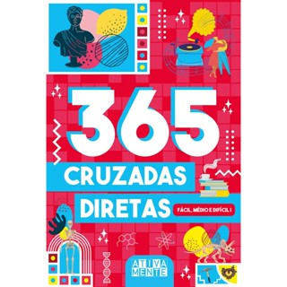 365 Cruzadas Diretas - Fácil, Médio e Difícil I em Oferta na Shopee