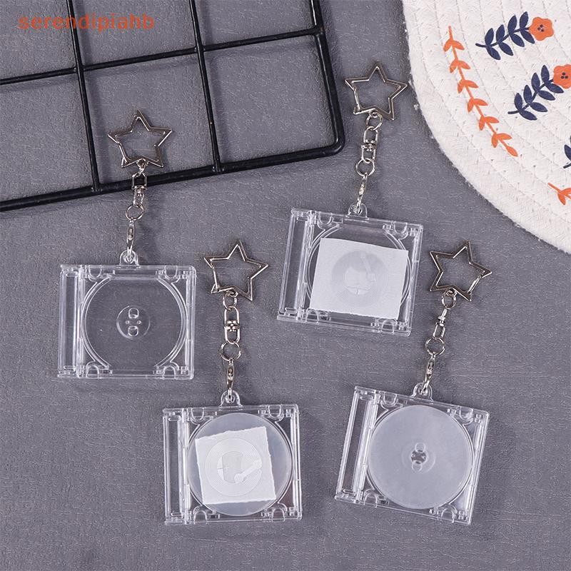 [serendipiahb] Álbum Em Branco CD Case Chaveiro Player Periférico Comemorativo Porta-Chaves Para DIY Mochila Pingente em Oferta na Shopee