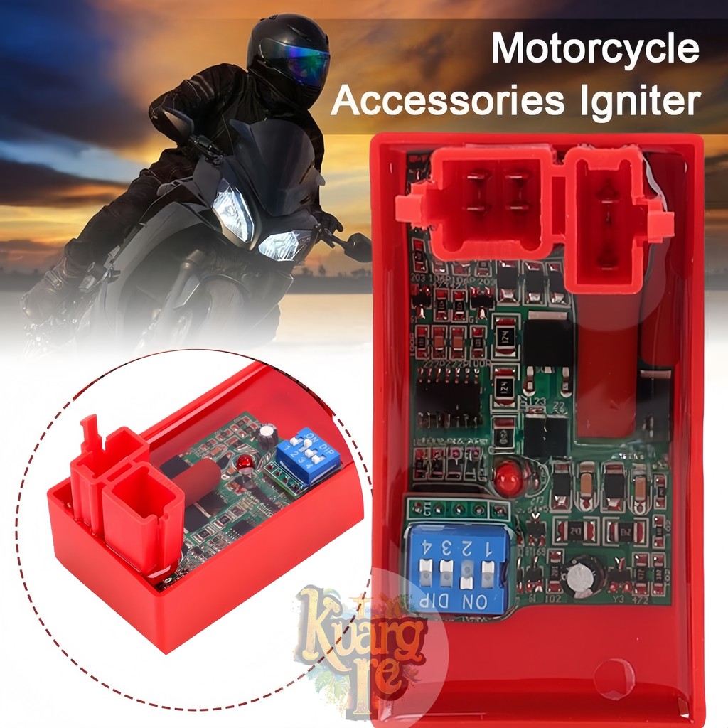 Controle De Ignição Da Motocicleta Motor De Alto Desempenho 6 Pinos Ajustável CG125 AKT125 FT125 RX125 AC em Oferta na Shopee