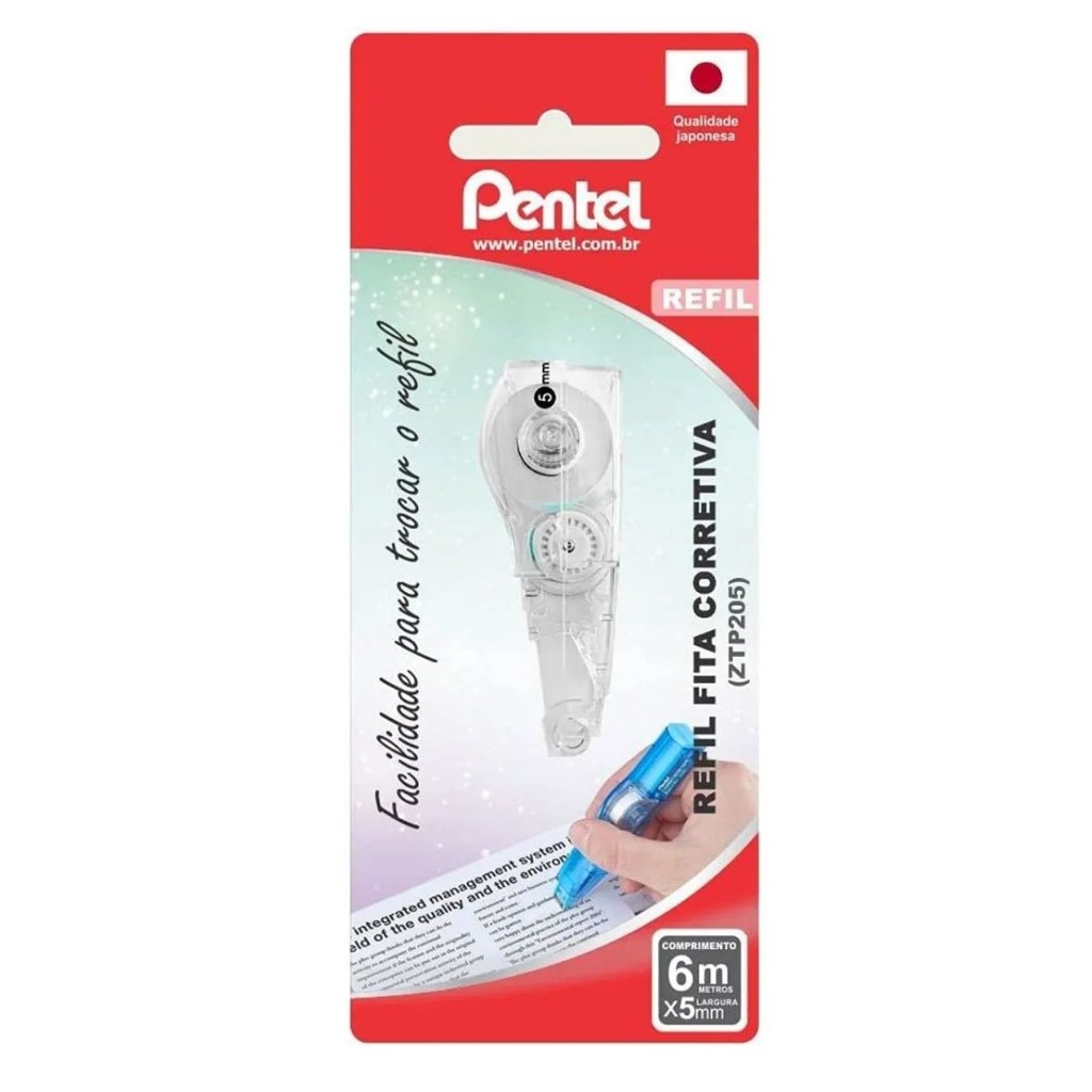 Refil para fita corretiva Pentel