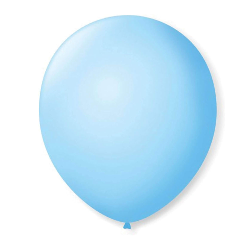 Bexiga Azul Claro número 9 Riberball 50unid Pic Pic em Oferta na Shopee