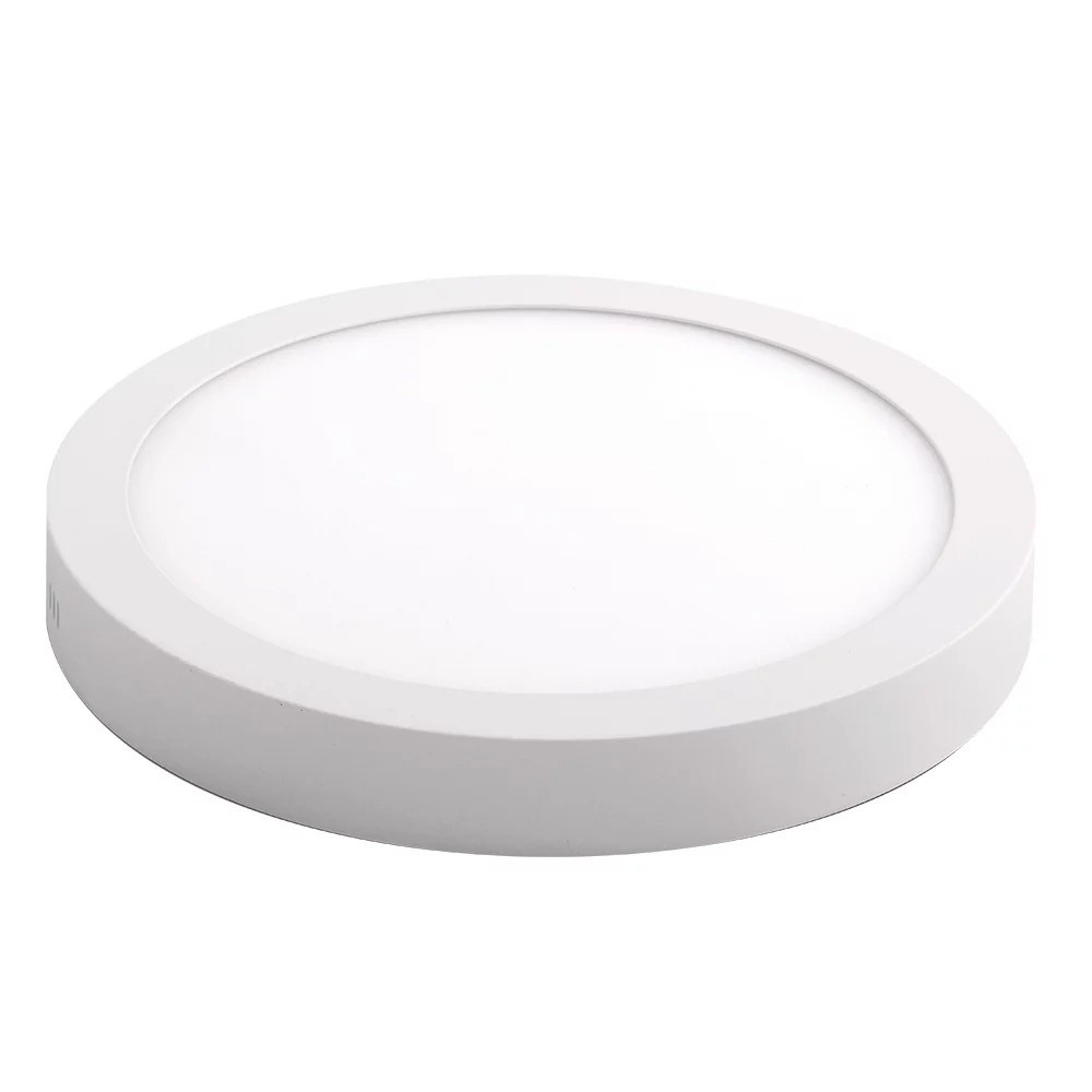 Luminaria Led Sobrepor Redonda Slim 24W 3000K Kian em Oferta na Shopee