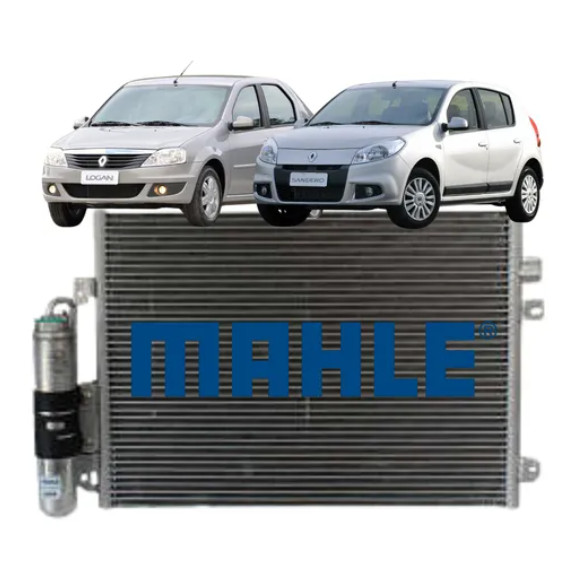 CONDENSADOR MAHLE LOGAN SANDERO 1.0 1.6 2008 A 2013 MANUAL (AC860000S)
