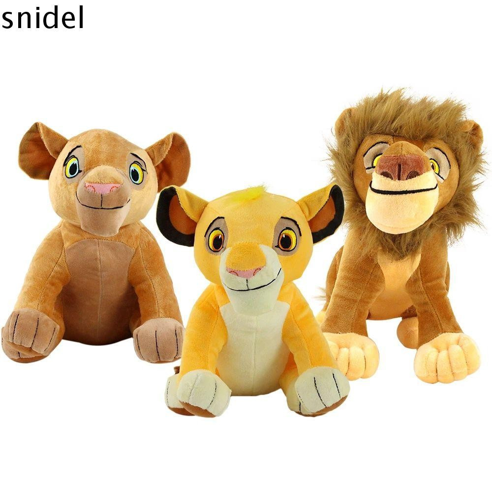Brinquedo de Pelúcia SNIDEL Simba 30cm Presentes de Natal Animais de Pelúcia Bonecas de Pelúcia Mufasa Leão Macio Brinqu