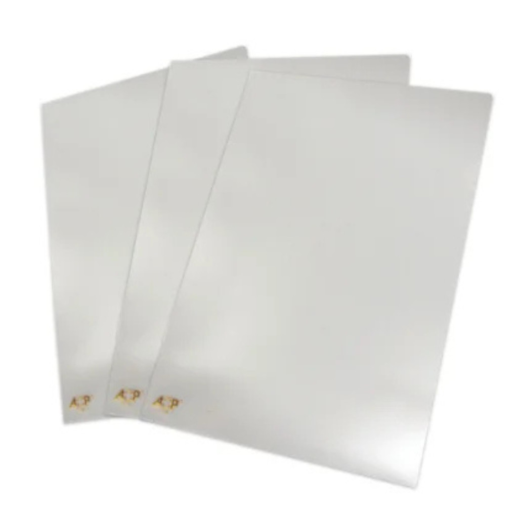 Pasta em L Ofício Cristal 0,15mm ACP – 10 Unidades