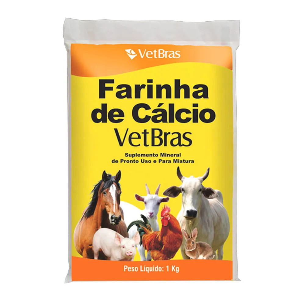 FARINHA CALCIO 1KG VETBRAS(E)