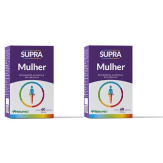 Kit com 2 Supra Mulher Suplemento alimentar - Herbamed com 60 capsulas em Oferta na Shopee