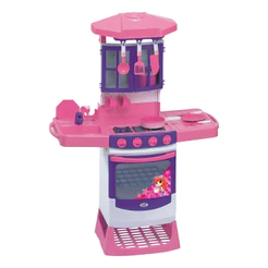 Cozinha Magica C/ Cx Parda - Magic Toys - 8000p Cor Rosa