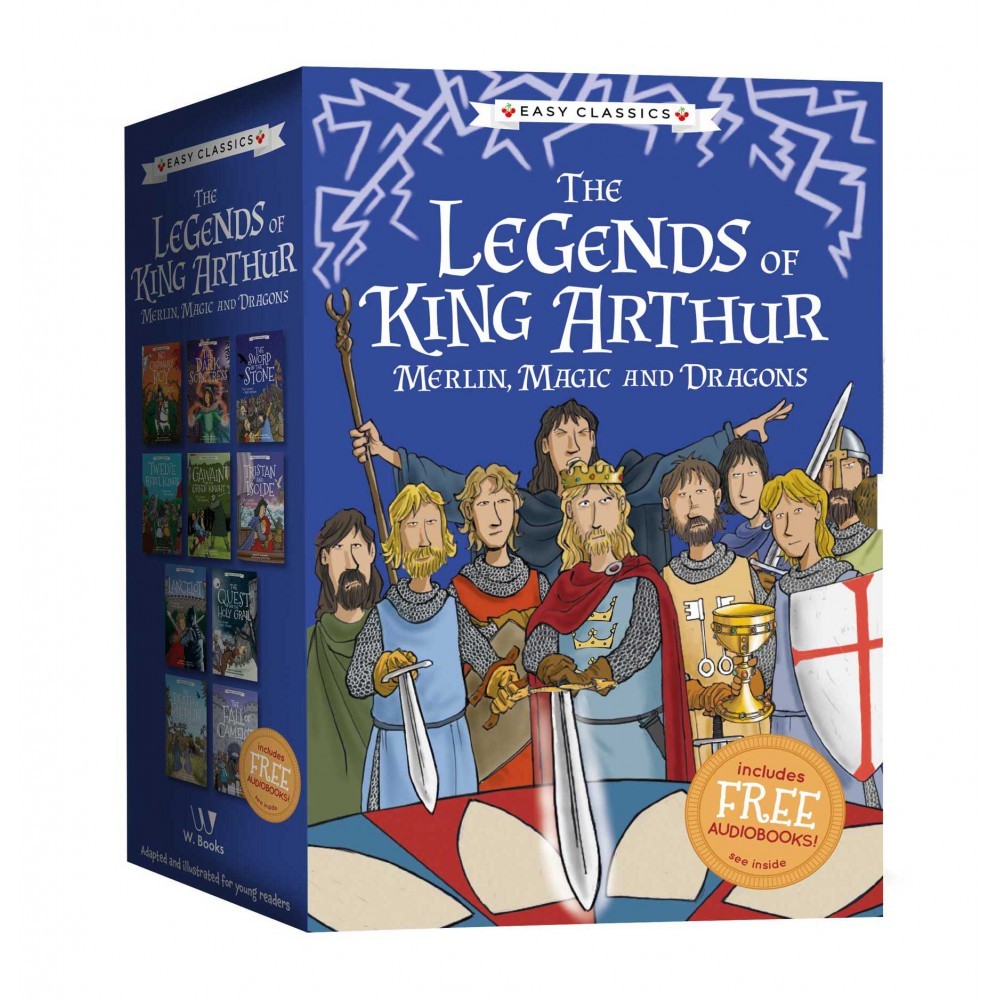 Livro Box - The legends of king Arthur - Em Inglês - Mitologia/Lenda/Fantasia W.Books