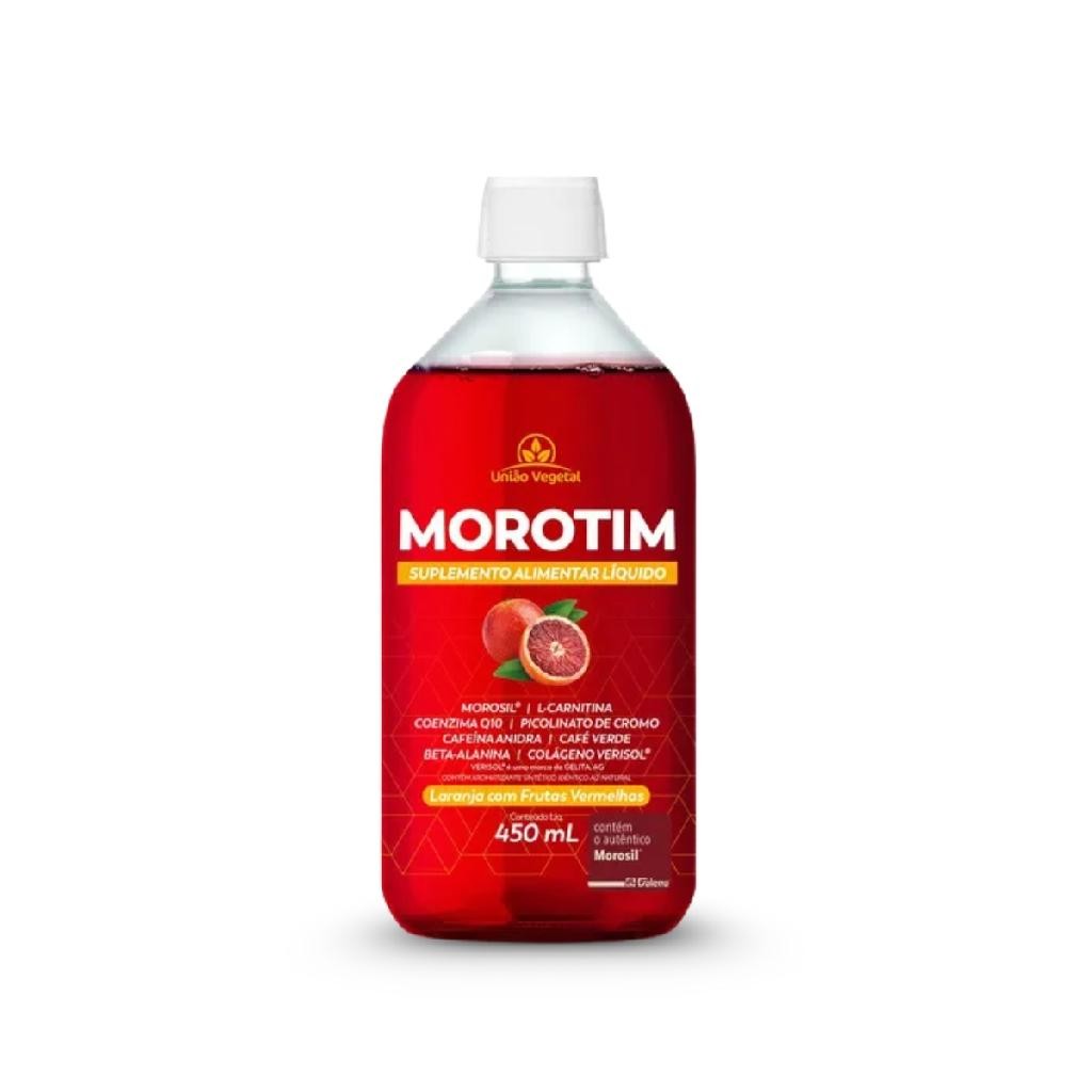 Suplemento liquido Morotim Laranja E Frutas Vermelhas 450ML - Uniao Vegetal