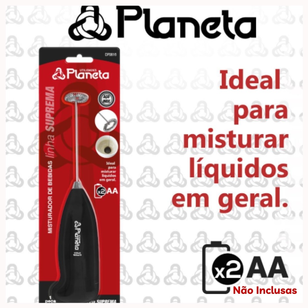 Misturador de Bebidas Mixer Elétrico Batedor de Clara Planeta