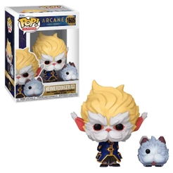Boneco FunkoPop Arcane League of Legends Heimerdinger c Poro