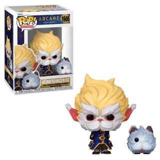 Boneco FunkoPop Arcane League of Legends Heimerdinger c Poro em Oferta na Shopee