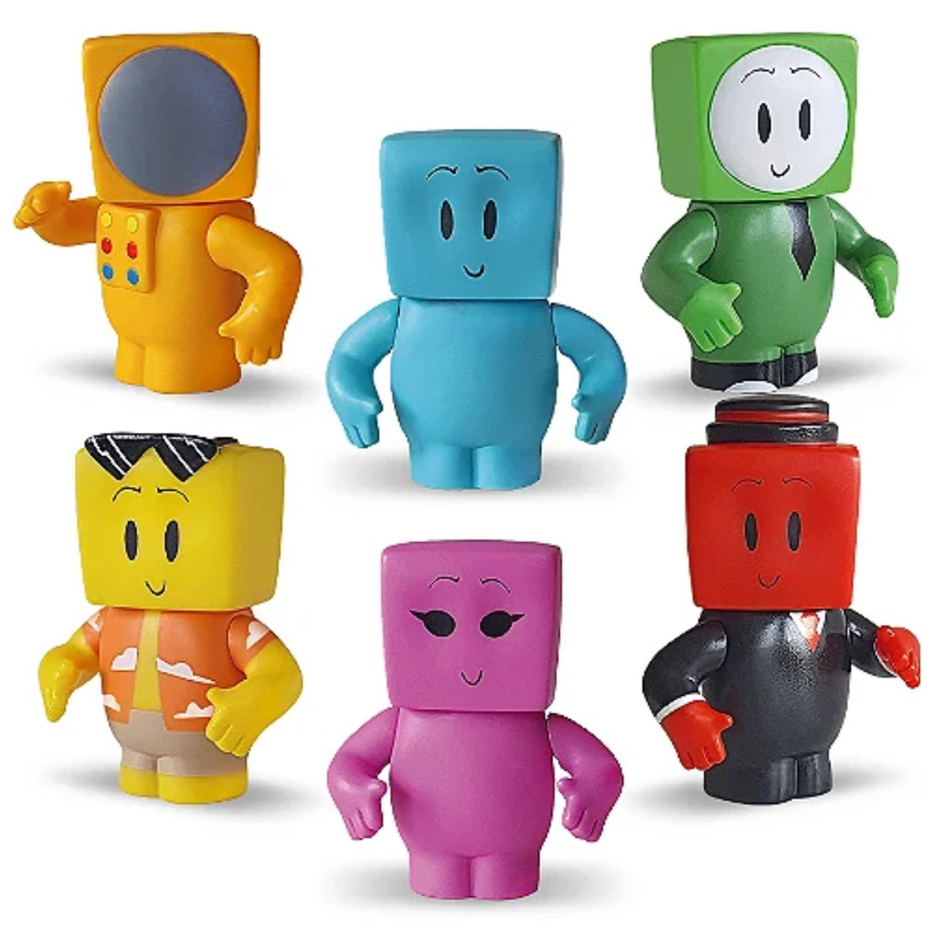 1 Boneco Vinil Gamer Skin Mine Turma do Problems Articulado Youtuber Colecionável em Oferta na Shopee