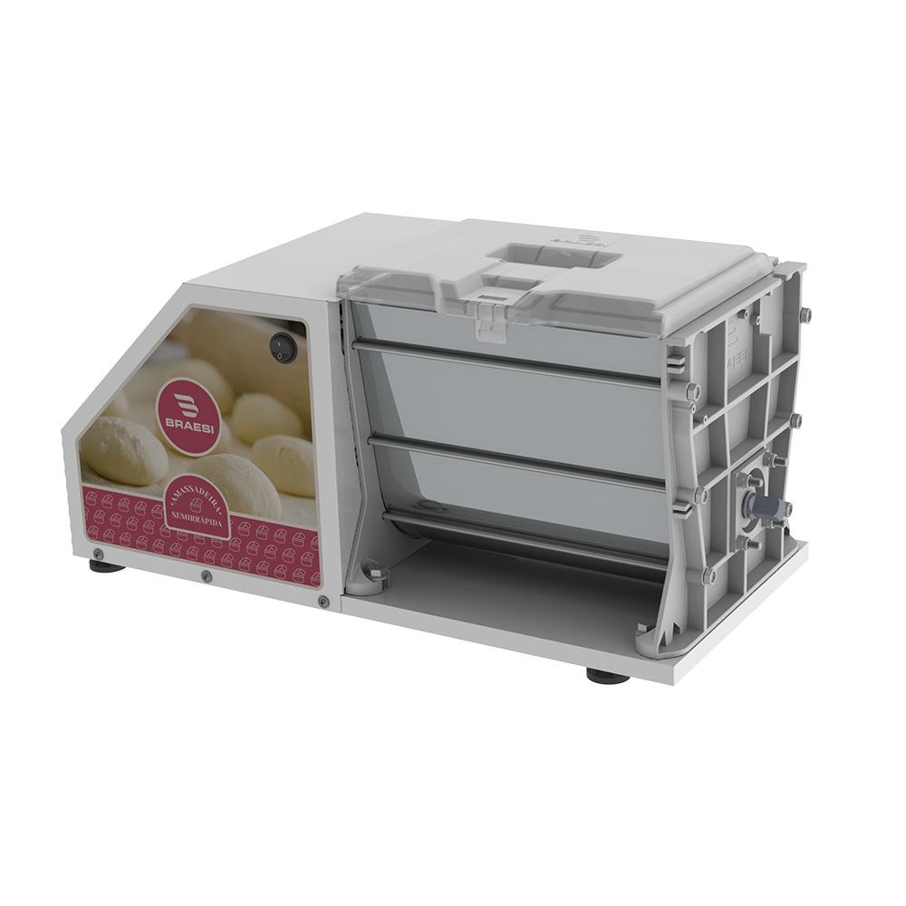 Amassadeira Masseira Compacta Profissional Semirrápida 3kg Cuba Inox Ali-03 g2  - Braesi 220v