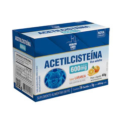 Nac Acetilcisteína 16 sachês 600mg Sabor Laranja - Health