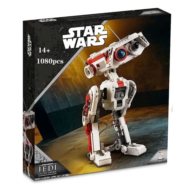 1080 PCS Star Wars 75335 Detecção Robô Cão BD-1 Robô Montagem Bloco de Construção Brinquedo