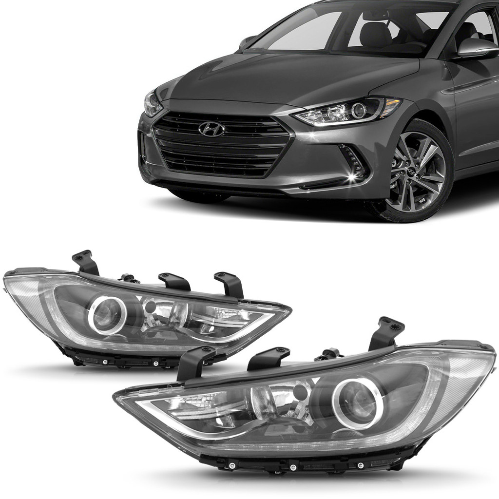 Farol Elantra 2017 2018 Led em Oferta na Shopee