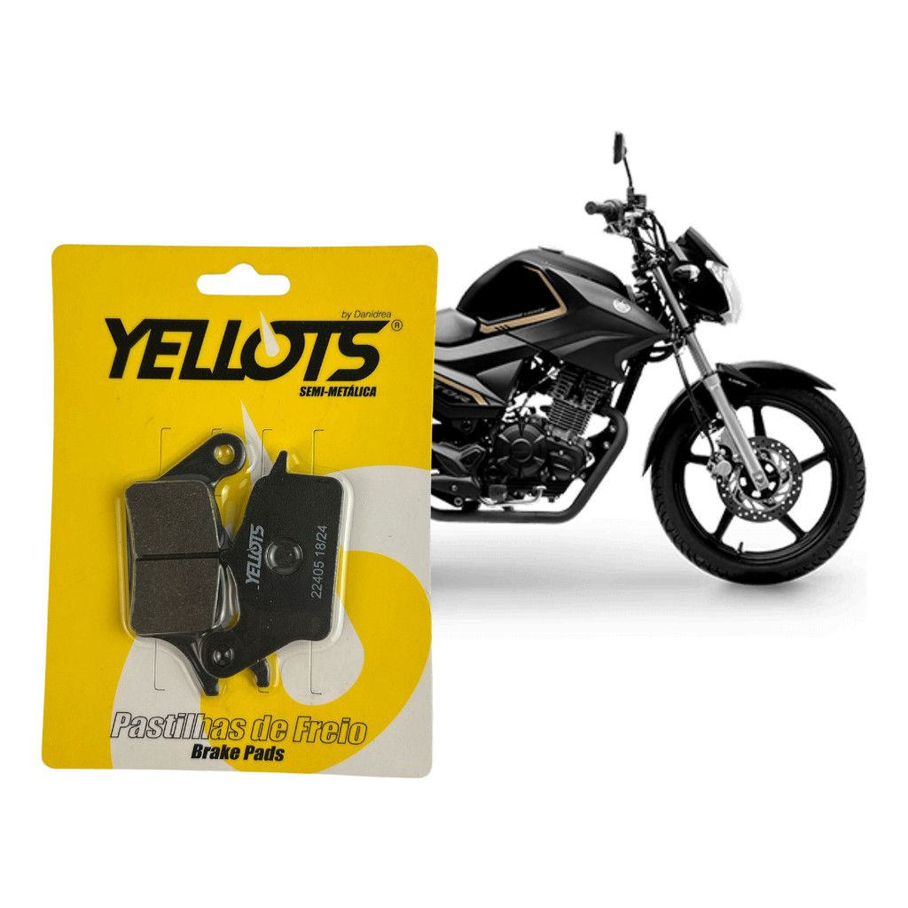 PAR PASTILHA DE FREIO DIANTEIRO FAZER 150 2016 NEO 125 UBS 2019 YBR 150 FACTOR 2016