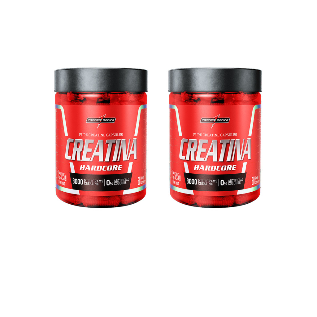 Kit 2 und Creatina Hardcore 100% Pura 60 Caps em Oferta na Shopee