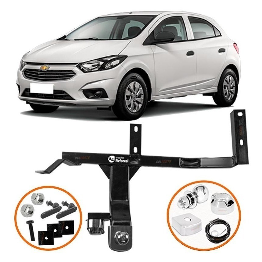 Engate Fixo Reboque Gm Onix Joy 2020/21 Inmetro Até 500kg Bom