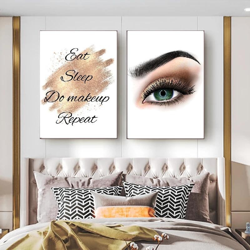 Kit Quadros para Salão de Beleza- Nail Designer, Lash Designer, Hair Designer e Make UP 03