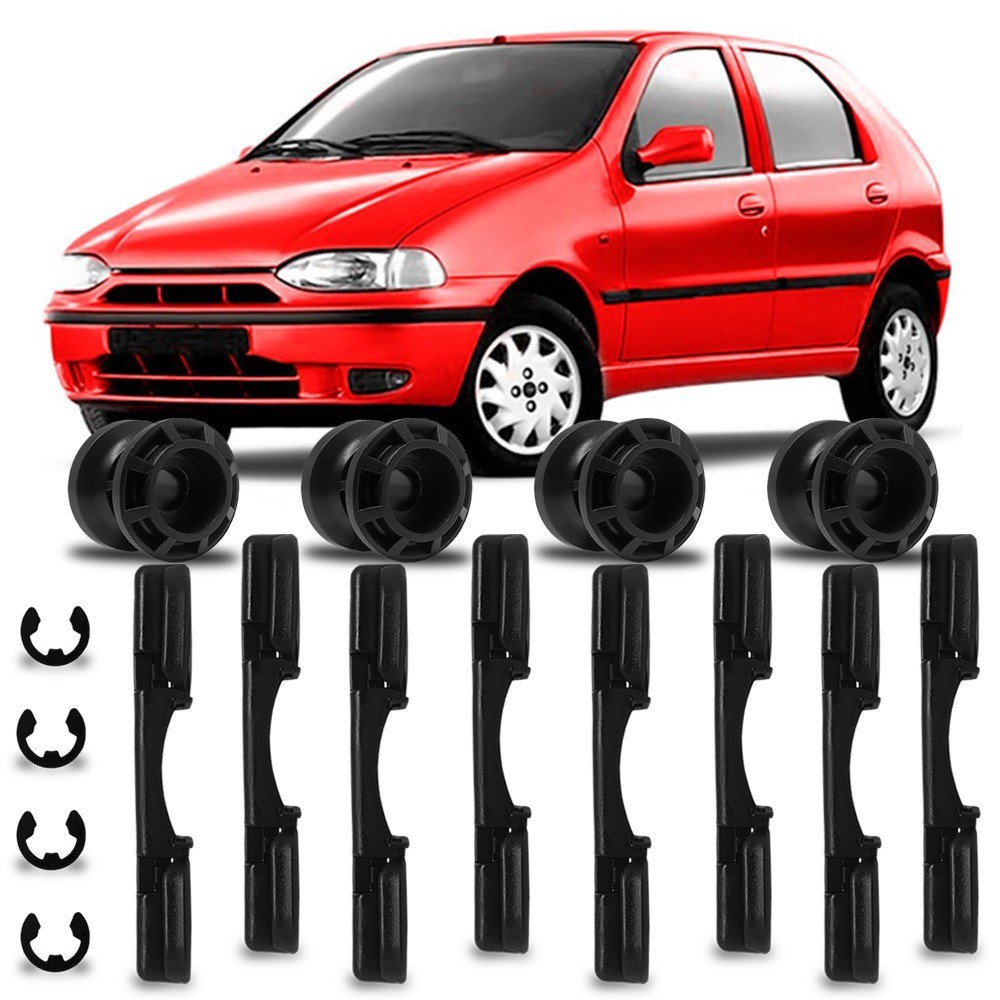 Kit Deslize Calço Carretel Trava Reparo Banco Palio 96 97 98 99 Young 2000 2001 2002