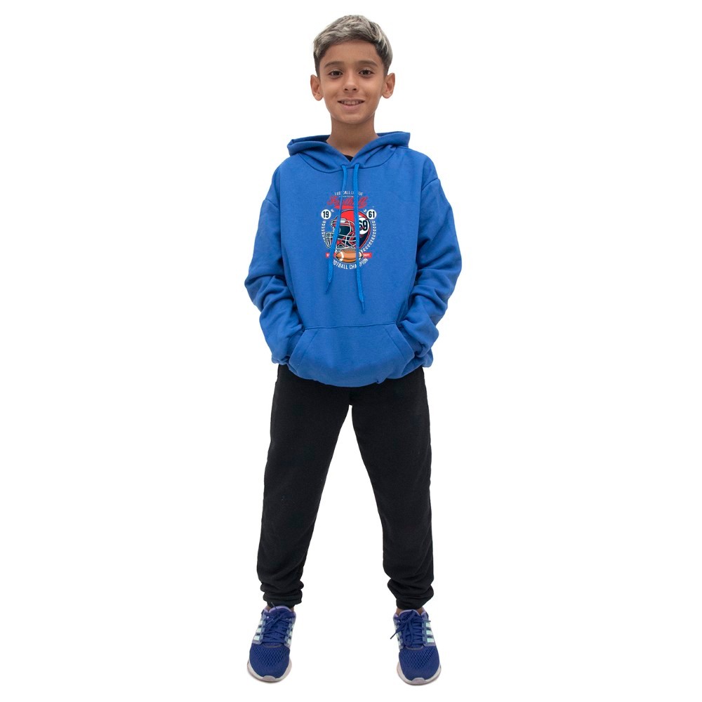Conjunto Infantil Moletom Menino Para Escola Blusa Canguru Confortavel Calça Basica Flanelada