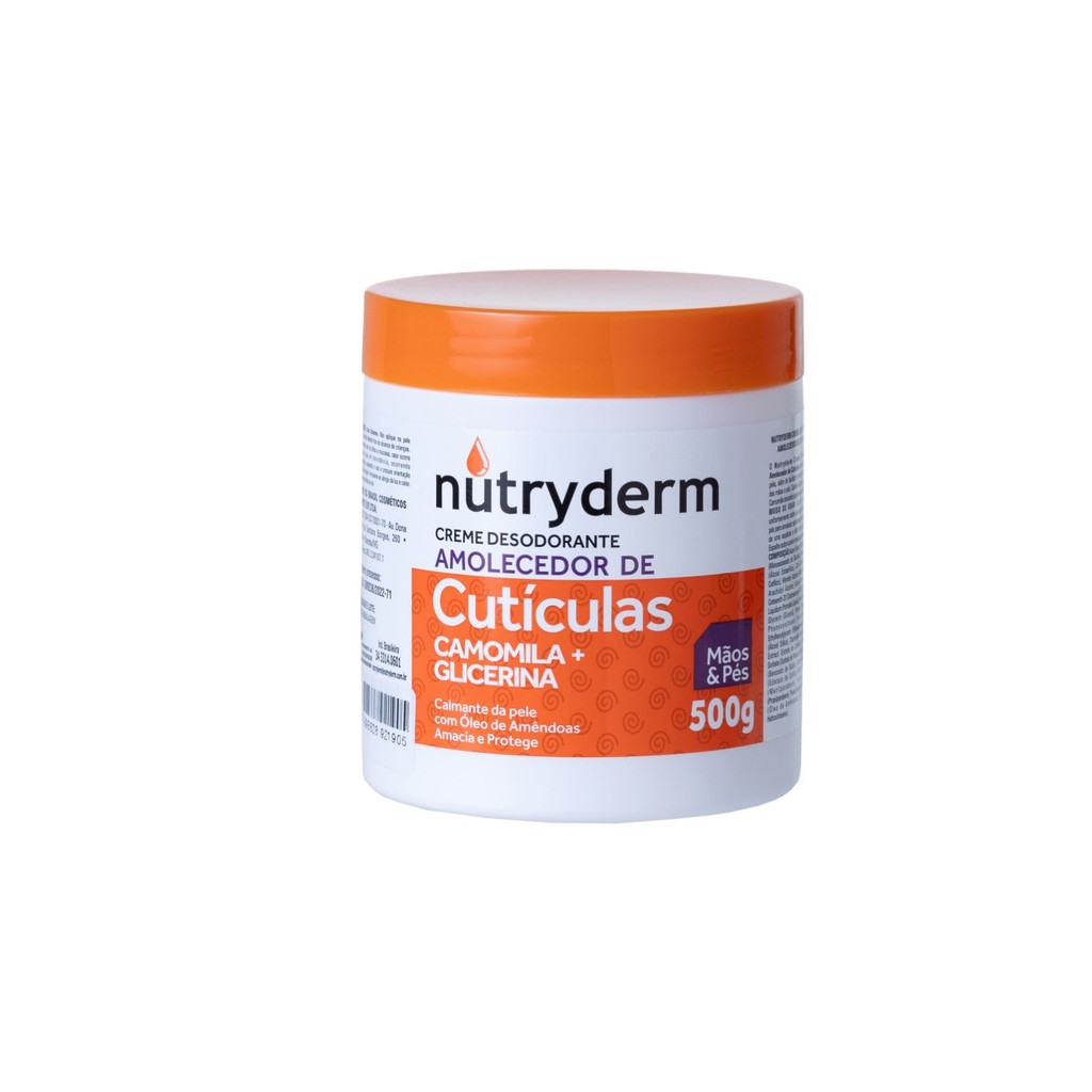 Amolecedor De Cuticulas  Nutryderm 500g em Oferta na Shopee