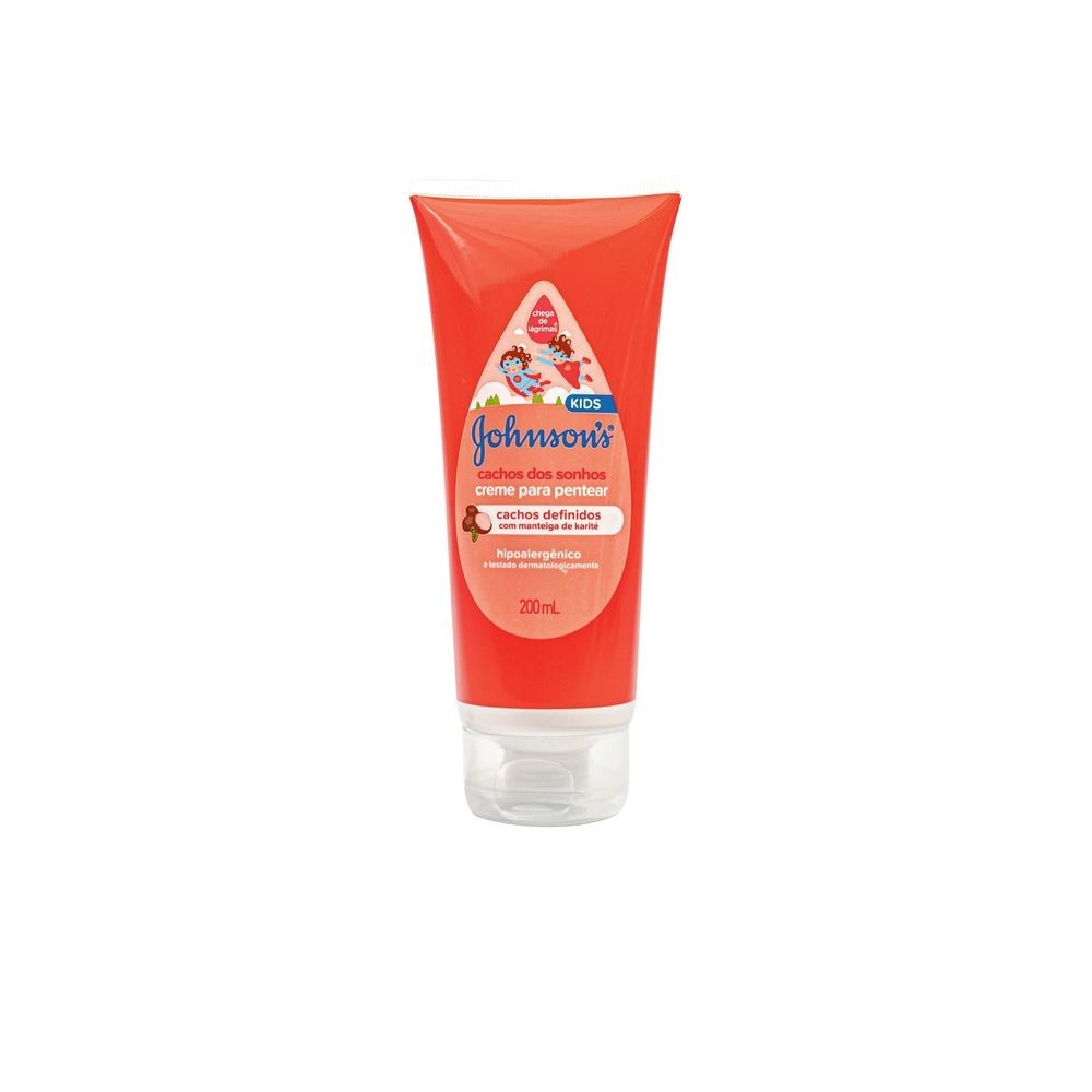 Creme Para Pentear Infantil Johnson's Cachos Dos Sonhos 200ml - Mom & Baby