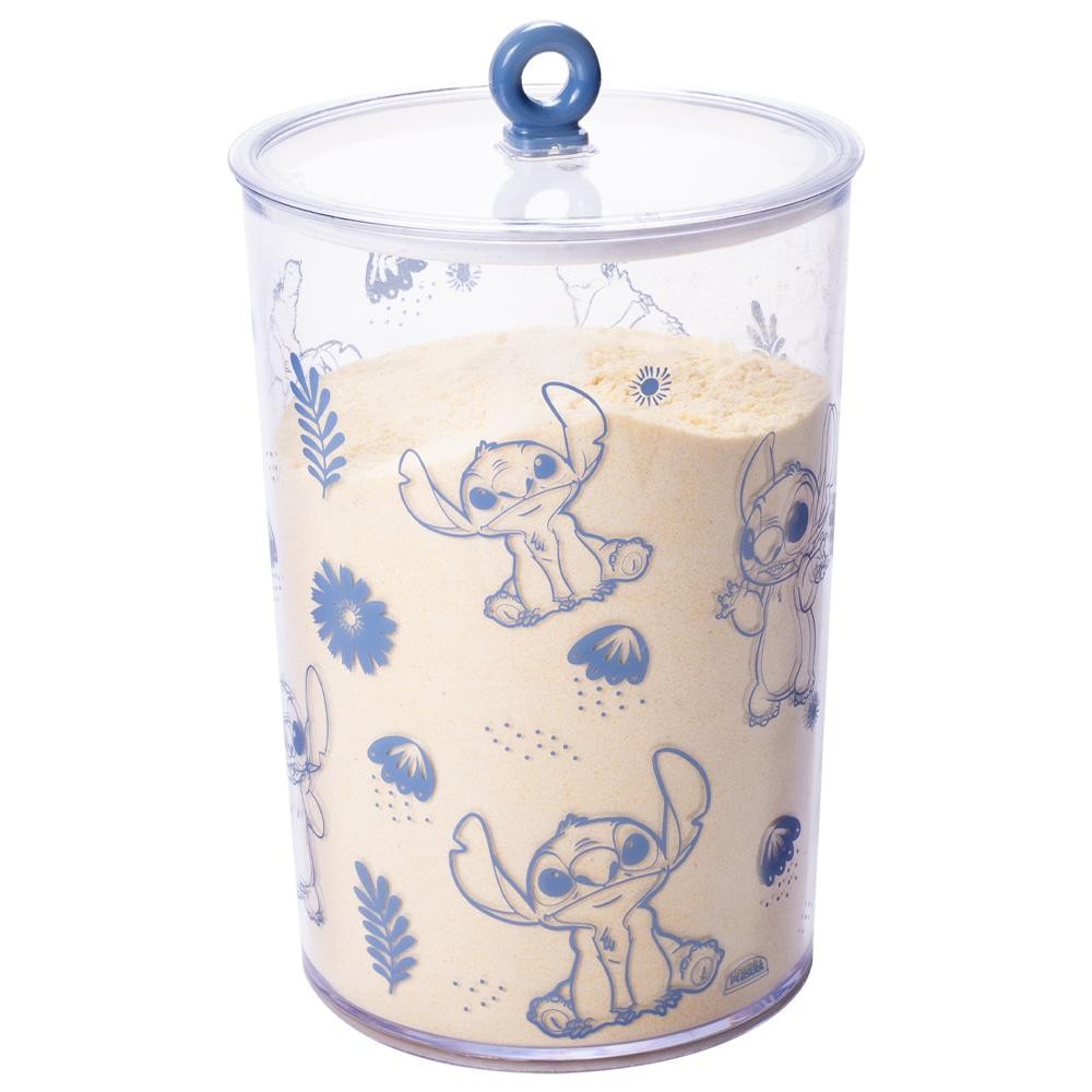 Pote Porta Mantimento Stitch Hermético 1,8 L Plasútil em Oferta na Shopee