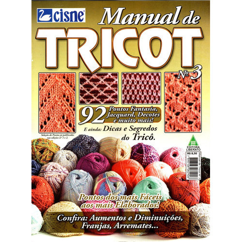 Revista Tricô Cisne Manual De Tricot N° 3