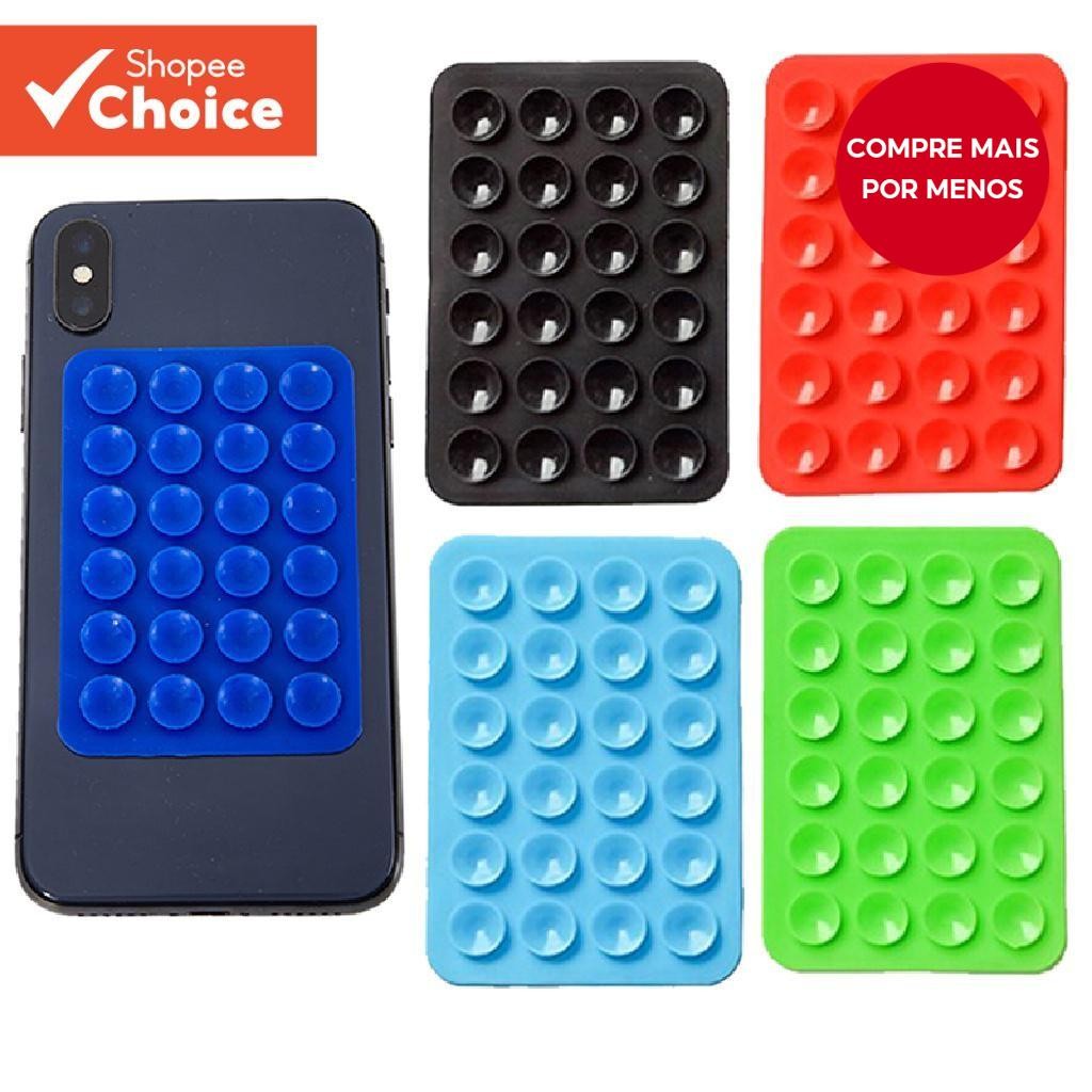 Ventosas De silicone De 1 Unidade , Minimalista Preto , Capa De Telefone Antiderrapante , ...