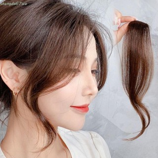 SHENGDA Parte Média Franja Clipe Na Testa Acessórios De Cabelo Feminino Marrom Preto Peruca De Síntese Natural em Oferta na Shopee