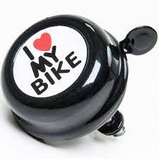 Buzina Campainha Trim-trim I Love My Bike aço - Sports & Outdoors