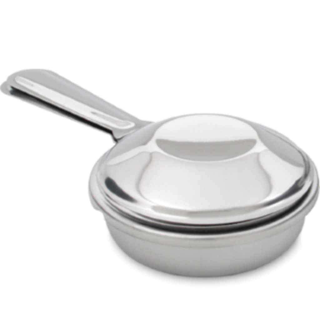 Queimador Fogareiro com Abafador Inox para Rechaud Fondue PEQUENO