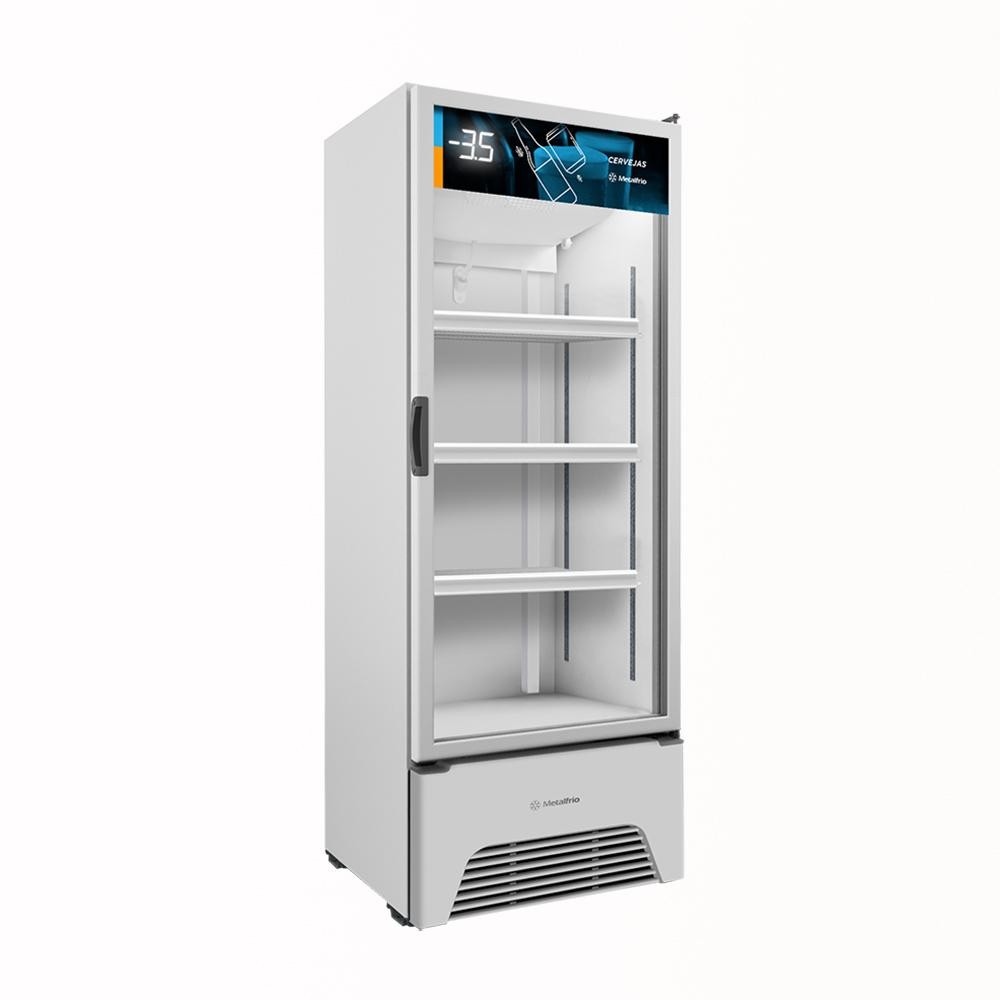 Cervejeira Expositor Vertical 220V Porta de Vidro 513/576 Litros VN50AH Optima Branca - Metalfrio