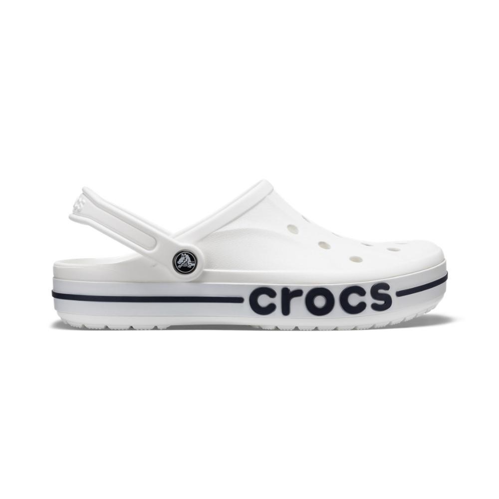 Sandália crocs bayaband clog white/navy - Men Shoes