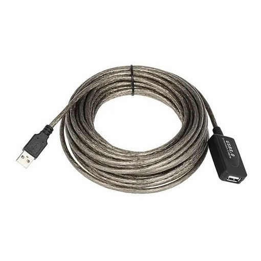 Cabo Extensor Usb 2.0 Para Webcam Full Hd Ativo Blindado 10m